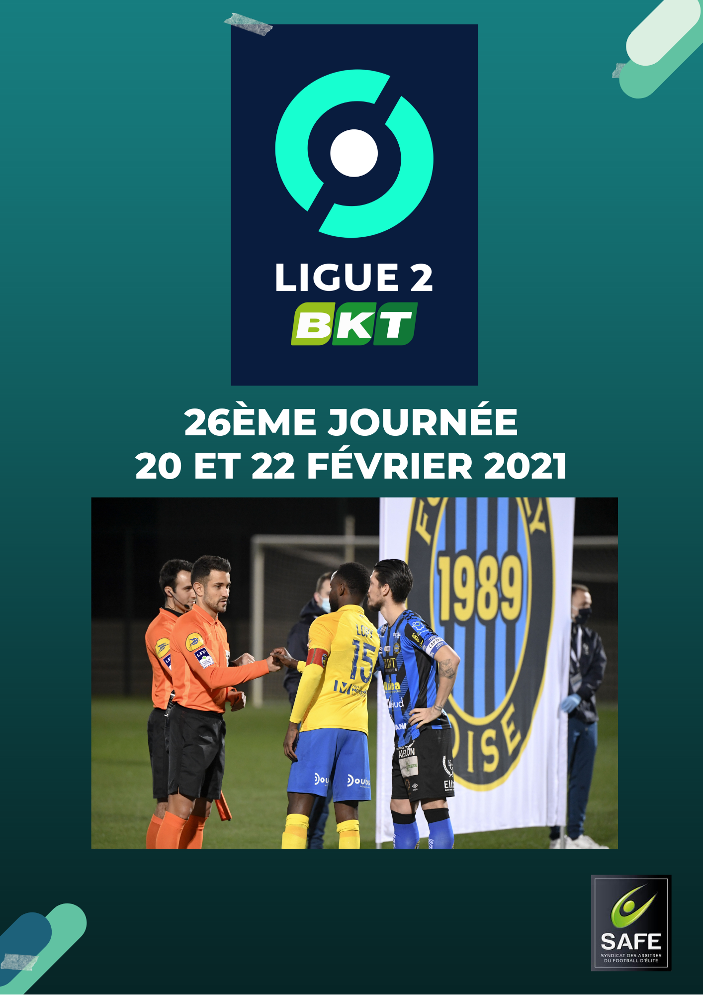 Désignations 26ème journée de Ligue 2